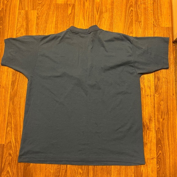 Vintage 90s Nike Air Shirt Adult 2XL Blue Big Logo Single Stitch‎ Michael Jordan - Picture 2 of 8